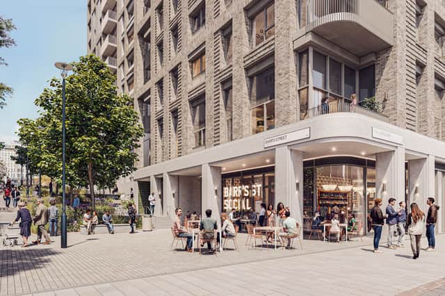 New CGI images of what could replace the former Debenhams site if the application is approved. Credit: AWW Architect