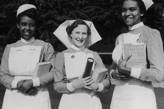 Nurses receiving awards. Credit: Glenside Hospital Museum