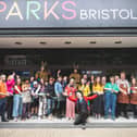Ribbon cutting ceremony at Sparks opening day on 13.05.2023. Credit: JonCraigPhotos