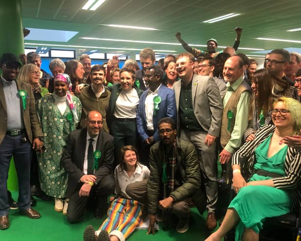 Greens celebrate victory at Bristol City Council local elections 2024
