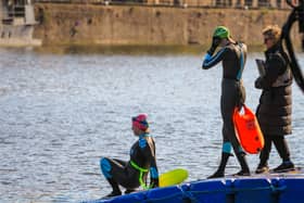 Open water swimming returns to Bristol's floating harbour