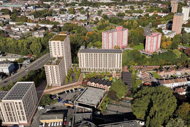 How the Barrow Road site will look from above
