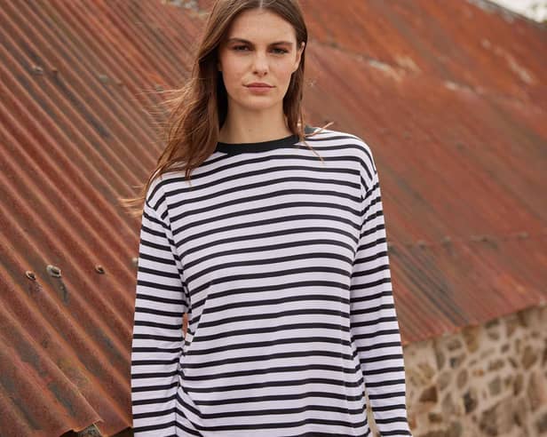 TOG24’s Kitty striped long-sleeve T-shirt has been reduced to just £8 in the brand’s outlet clearance sale.
