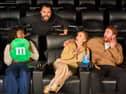 Unsuspecting moviegoers surprised by Rylan were given free treats and cinema tickets