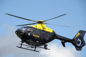 A police helicopter was scrambled during the pursuit.
