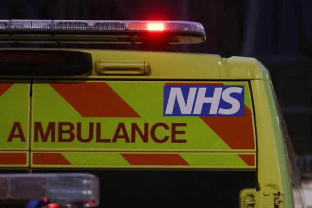 The paramedic was attacked in the back of an ambulance 