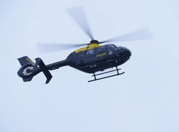 A police helicopter was scrambled over Kingswood last night (Febraury 28). 