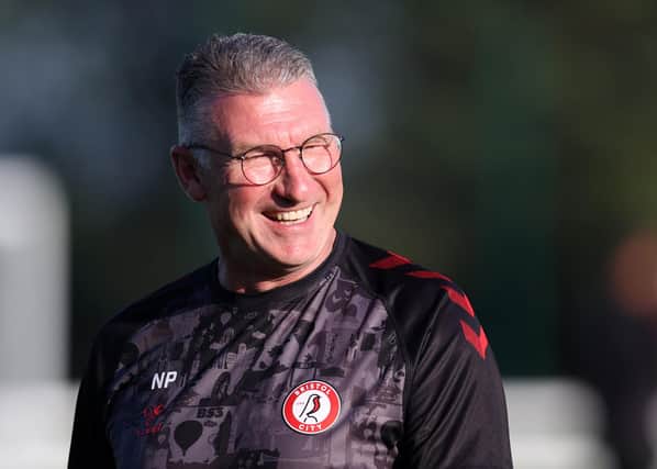 BRISTOL, ENGLAND - JULY 13: Nigel Pearson manager of Bristol City during the Pre-Season Friendly match between Bristol City and Celtic at The Robins High Performance Centre on July 13, 2021 in Bristol, England. (Photo by Catherine Ivill/Getty Images)