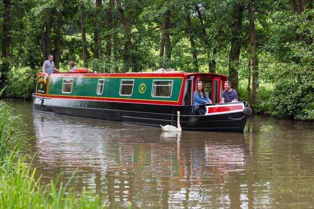 Cruising on the canal brings you close to nature