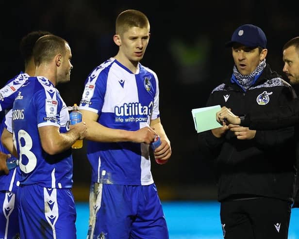 James Gibbons has not featured for Bristol Rovers this season. (Photo by Michael Steele/Getty Images)