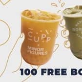 National Boba Tea Day is on April 30 and the Lancaster branch of CUPP is offering 100 free drinks to customers.