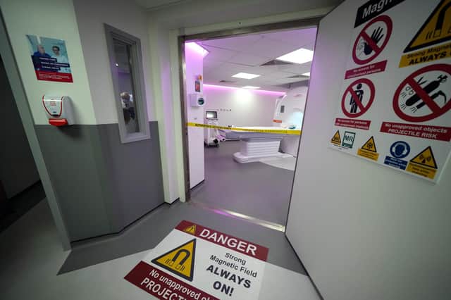 File photo dated 02/10/2021 of a general view of an MRI scanner at Leeds General Infirmary in West Yorkshire. Using MRI scans to screen men for prostate cancer could reduce deaths from the disease "significantly", researchers have suggested. Issue date: Tuesday August 22, 2023.