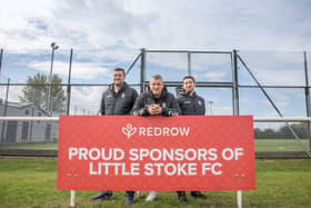 Little Stoke FC receive more than £1,000 from Redrow South West.