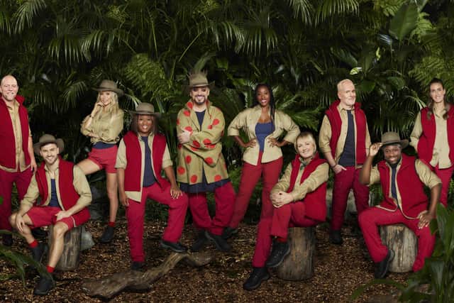 Jill Scott, far right, pictured with her I'm A Celeb co-stars, has been tipped to be crowned Queen of the Jungle.