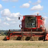 Stock. A combine harvester works in a wheat field, near Mountnessing, in Essex.  PRESS ASSOCIATION Photo. Picture date:  Friday August 15, 2008.   Photo credit should read: Ian Nicholson/PA