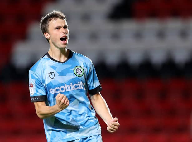 <p>James Morton while playing for Forest Green.  Picture: James Chance/Getty Images</p>