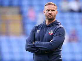BOLTON, ENGLAND - SEPTEMBER 06: Ian Evatt, Manager of Bolton Wanderers (Photo by Charlotte Tattersall/Getty Images)