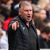 Bristol City manager Nigel Pearson on the touchline against Sheffield United: David Davies/PA Wire.