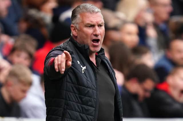 <p>Bristol City manager Nigel Pearson on the touchline against Sheffield United: David Davies/PA Wire.</p>