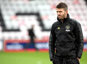 New Boro boss Michael Carrick during his time as a coach at Manchester United.