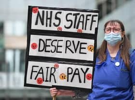 Nurses at Blackpool Victoria have voted against strikes, while other NHS trusts are protesting after years of government-imposed pay freezes and below-inflation pay awards. 