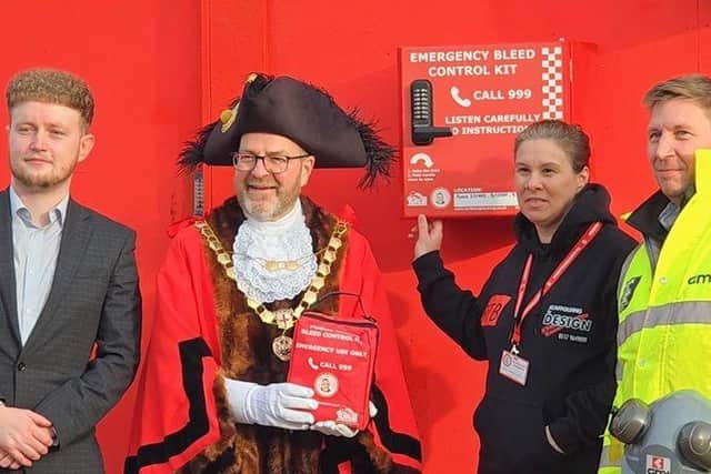 Bleed kit installed at Bristol construction site could save lives