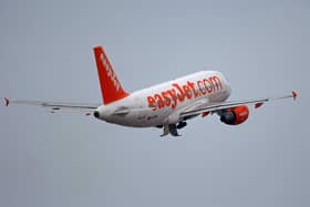 An easyjet plane takes off   (Photo by Denis Doyle/Getty Images)