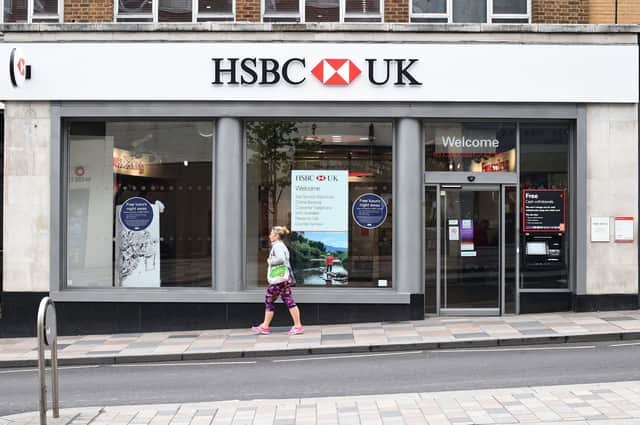 HSBC recently announced plans to close more of its UK branches though it retains one of the biggest networks in the country. Picture: Kirsty O'Connor/PA Wire